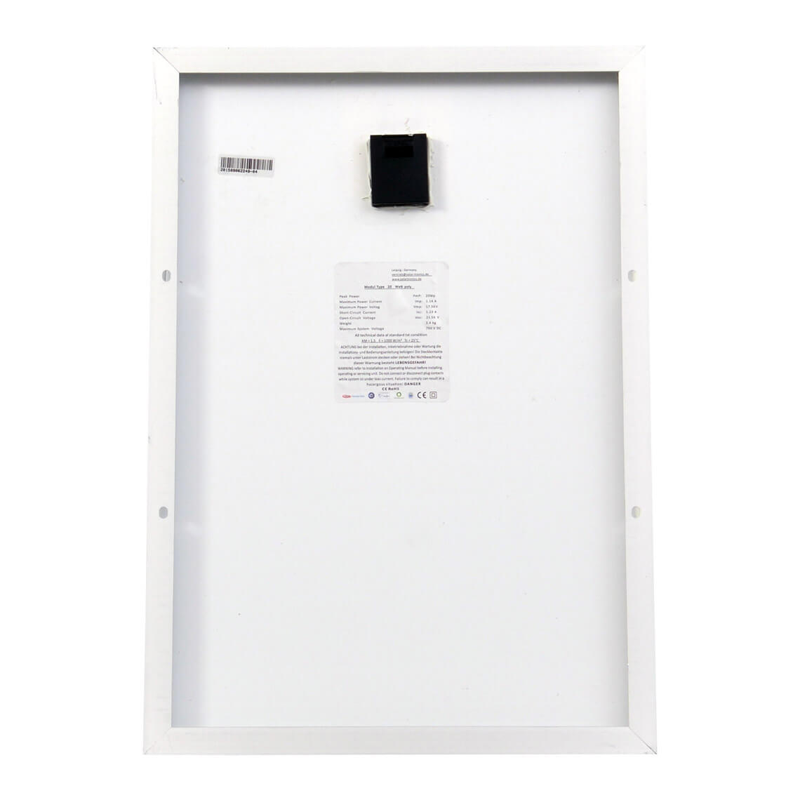 Solar Modul 20w - Imagen 3